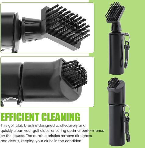 2PCS Golf Club Cleaner ، Splash Caddy ، فرشاة قابلة للسحب مع فرشاة الجولف مع رأس خبز النايلون - نطاق تنظيف واسع - أنبوب تخزين الماء المقاوم للتسرب - زجاجة ضغط لسهولة التنظيف in Kuwait