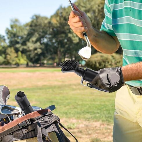 2PCS Golf Club Cleaner ، Splash Caddy ، فرشاة قابلة للسحب مع فرشاة الجولف مع رأس خبز النايلون - نطاق تنظيف واسع - أنبوب تخزين الماء المقاوم للتسرب - زجاجة ضغط لسهولة التنظيف in Kuwait