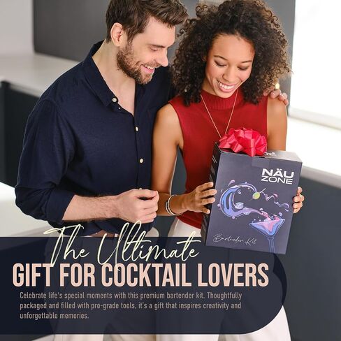 Mixology Bartender Kit - 12 قطعة كوكتيل شاكر مجموعة مع حامل الخيزران الأنيق - إكسسوارات بار مع جميع أدوات الملحق in Saudi Arabia