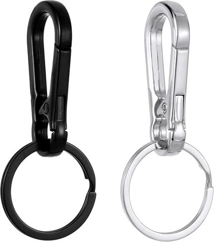 KAGNAL 2Pcs Metal Keychains Keyring Key Chain Ring Clip Holder Organizer for Home Car Keys Key Finder Women Men in Kuwait