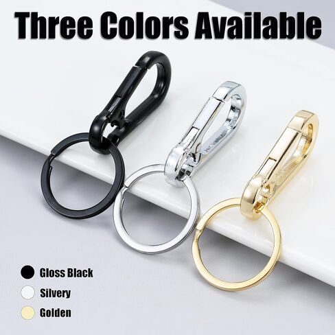 KAGNAL 2Pcs Metal Keychains Keyring Key Chain Ring Clip Holder Organizer for Home Car Keys Key Finder Women Men in Kuwait