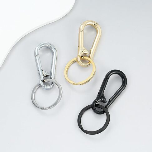 KAGNAL 2Pcs Metal Keychains Keyring Key Chain Ring Clip Holder Organizer for Home Car Keys Key Finder Women Men in Kuwait