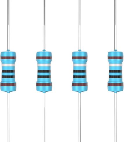100 Pcs 150 Ω ohm Resistor 1/4W(0.25Watt) Metal Film Fixed Resistor 0.01 ±1% Tolerance Resistors in Kuwait