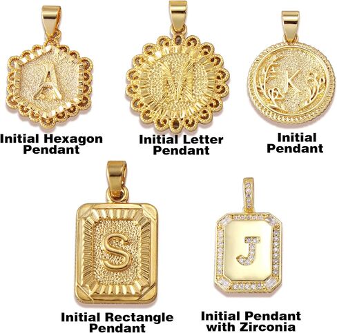 JSJOY Gold Initial A-Z Letter Necklace for Women Layered Choker Paperclip Chain Coin Pendant Necklace for Girls 18+2 Inch Choker 14+2 Inch 26 Capital in Kuwait