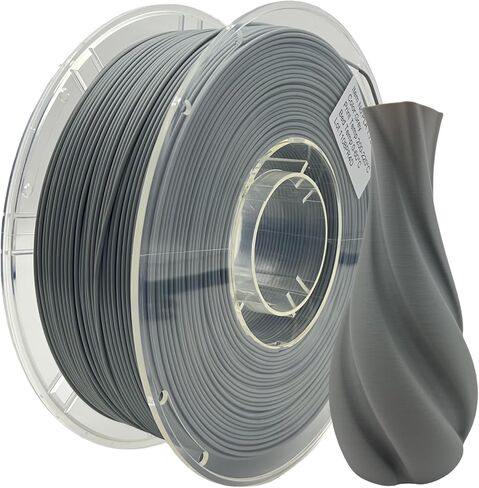 Silk Dual Color PLA 3D Printer Filament 1.75mm +/- 0.03mm 3D Printer Filament Spool Filament Bundle 1kg(2.2lbs) for Most FDM Machine and 3D Pen(Black/Red) in Saudi Arabia