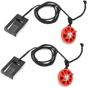 2pcs Magnetic Safety Switch, Treadmill Magnet Safety Key Round Magnet Treadmill Safety Key Replacement Treadmill Magnets Clip Accessories for ICON & Decathlon (Socket Switch)