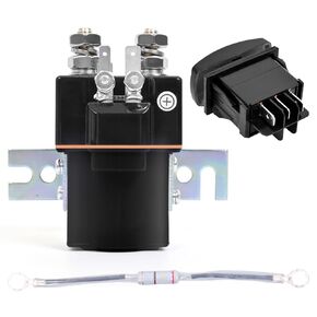 48V Golf Cart Solenoid Kit for Club Car DS Preceden 2000-Up Replaces #OE 101908701 102774701 1014947, Parts Includes Assembly Resistor,Forward Reverse Switch