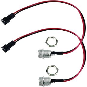 2 Pcs 3 Pin 2 Male Plug 2 Wire Hoverboard Charging Port for Scooter Charger Cable