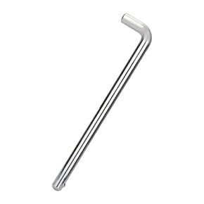 1pcs L-Type Weight Stack Pin, 3/8in Diameter 4.4in Locking Space Weight Stack Selector Pin Universal Fitness Weight Accessories Replacement Parts for Lifting Weight Drop Set Machine Home Gym (Silver)
