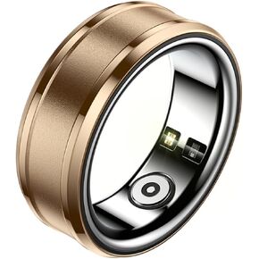 Smart Rings for Men & Women, NFC Fitness Ring with Sleep Body Temperature Monitoring Step Counter Function, IP68 Electronic Gadgets for Video Scrolling Page Flipping (23)