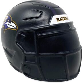 Party Animal NFL Jumbo Squeezymates Helmet Baltimore Ravens Squeezy Helmet Figurine, Team Colors, 4" Tall
