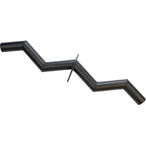 Body-Solid Tools (MB229FG) Revolving Curl Bar Attachment for Pulley Cable Machine, LAT Pull Down Commercial and Home Gym Attachments for Bicep Curls and Tricep Pulldown Exercises with Fat Grip, Black