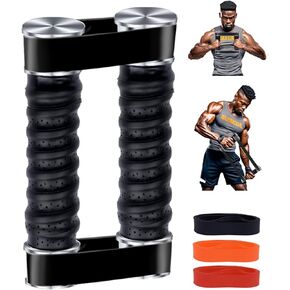 Rip&Stick with 12 Powerful Resistence Bands, Portable High Gloss Aluminum Aalloy Stick Workout,Efficient Quick Strength Training, Upper Body, Shoulder, Joint Ripstick Exercise Equipment