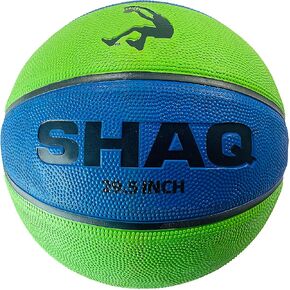 Shaq Composite Basketball Official Size 7 with Mini Pump 29.5" Indoor Outdoor Durable Grip Performance Ball