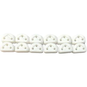 12Pcs Classical Guitar Rollers String Trees Guitar String Ties Bridge Beads For Guitar & Nylon String Guitar