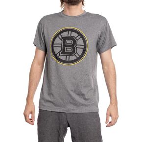 Calhoun NHL Mens Performance Rash Guard Base Layer Short Sleeve Moisture Wicking T-Shirt
