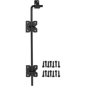 Heavy Duty 36 inch Cane Bolt Drop Rod Gate Drop Pin Steel Material -1 Pack mainly for Single Open Door