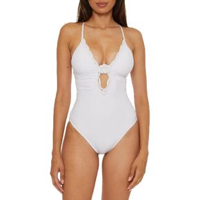 BECCA Women's Colette One Piece Swimsuit, Adjustable, Bathing Suits