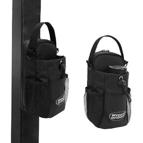 Magnetic Gym Bag,Water Bottle Carrier Bag,Magnetic Water Bottle Holder with Shoulder Strap,Gym Accessories,Magnetic Gym Pouch for Travel, Work, and Sports