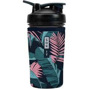 Sok It Botl Sok Protein Blender Shaker Bottle Sleeve Insulated Neoprene Cover (Pink Terrazzo, Fits 28oz Blender)