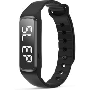 No Bluetooth No APP Fitness Tracker Watch Pedometer Calorie Counter Vibrate Alarm Fitness Watch IP65 Water Resistance Digital Watch