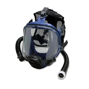 Allegro Industries Full Mask Respirator w/LP Adapter, Multicoloured, 1 Count (Pack of 1)