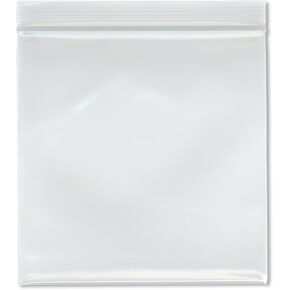 Plymor 6" x 6" (Pack of 100), 8 Mil Extra Thick Heavy Duty Zipper Reclosable Plastic Bags