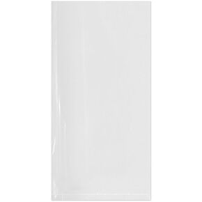 Plymor 8" x 16" (Pack of 100), 3 Mil Flat Open Clear Plastic Poly Bags