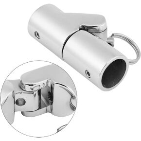 for tube hinge Marine Tube Connector Marine Pipe Co Marine Stainless Steel Folding Swivel Coupling Tube Pipe Connector Boat Hardware Fitting（22mm）