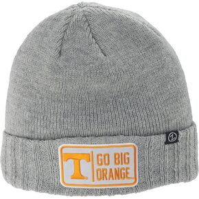 ZHATS Standard NCAA Officially Licensed Beanie Hat Ranger Patch Defer Light Gray, Grey, One Size
