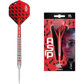الهدف السهام ناثان Aspinall 80 ٪ Tungsten الصلب السهام ، 22g/24g | مجموعة Tungsten Dart ، Player Edition Steel Point Darts ، مجموعة السهام الصلب ، مجموعة السهام الاحترافية in Kuwait