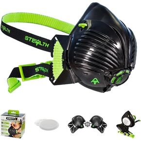 Stealth Mask N100 قناع الغبار مع مرشحات لقناع التنفس الآمن مع المرشحات، مرشح 99.99٪، قناع الغبار in Kuwait