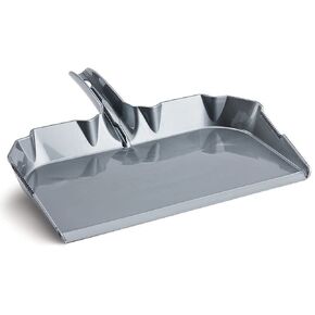 Libman Commercial 581 Industrial Grade Dust Pan, 17" Wide, Polypropylene, Gray (Pack of 6)
