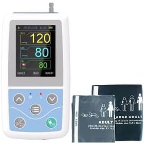 CONTEC ABPM50 Handheld 24hours Ambulatory Blood Pressure Monitor with 2cuffs(25-35cm&33-47cm),NIBP