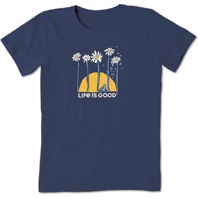 الحياة هي تي شيرت كريس لوكيرز للسيدات ، قمصان قصيرة الأكمام ، دراجة الإقحوانات الشاهقة in Kuwait