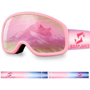 Ski Goggles Full Frame, Anti-Fog, UV Protection, Full Coating, Windproof for Snowboarding and Skiing Snow Sports