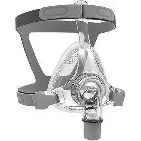 CPAP Mask, Universal Full Face CPAP Masks with Headgear, Frame, Elbow/Swivel and Cushion, Universal Replacement Headgear for Full Mask (S)