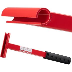 Door Hinge Adjustment Tool - Long Handle Hinge Bender Wrench .134 Gauge for Commercial Door Heavy Duty Painted Steel Hinge Wrench with Rubber Grip