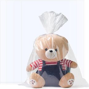 18 Pack 18 x 24 Inch 2 Mil Large Clear Plastic Flat Open Poly Bags Thickened Big Transparent PE Bags for Clothes Toys Pillows Packaging Shipping Storage Dust Proofing in Saudi Arabia