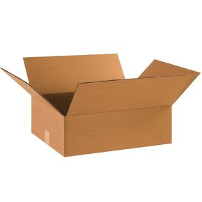 BOX USA 17 x 14 x 5 Corrugated Cardboard Boxes, Flat 17"L x 14"W x 5"H, Pack of 25 | Shipping, Packaging, Moving, Storage Box for Home or Business, Strong Wholesale Bulk Boxes