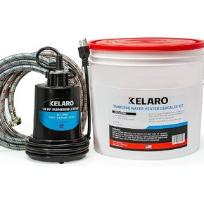 Kelaro Tankless Water Heater Flushing Kit - Just add Vinegar Descaler
