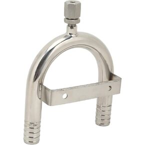 19.6mm Siphon Vented Loop 316 Stainless Steel Polished Rustproof for Boats Yachts RVs Anti Siphon Loop Siphon Vented Loop Vented Loop Vent Loop Valve Marine Vented Loop 316 Stainle