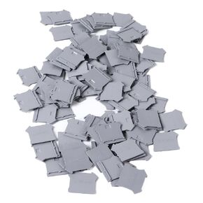 100PCS PA66 Din Rail Block Terminal Partition Plates End Cover Terminal Separation Baffle for UK3N UK5N UK6N UK10N UK16N UK25N Rail Fixed Installation