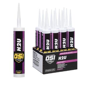 12 Pack of 10 Oz OSI 1256965 H2U Clear Acrylic Urethane Sealant