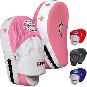 Farabi Sports Title Boxing Pads Curved Boxing Mitts - Punching Mitts MMA Muay Thai Training Focus Mitts