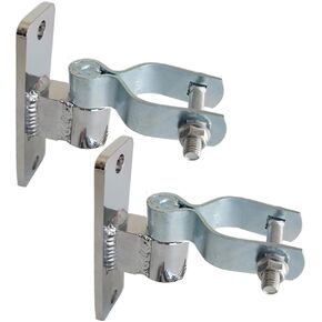 2 Pack 1-3/8 Inch Wall Mount Gate Hinge - Outdoor Gate Hardware Metal Hinges Fence Post Chain Link Fence Frame Hinge