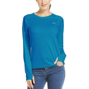 Willit Women's UPF 50+ Sun Protection Shirt Long Sleeve SPF UV Shirt Rash Guard Swim Hiking Fishing Tops Lightweight