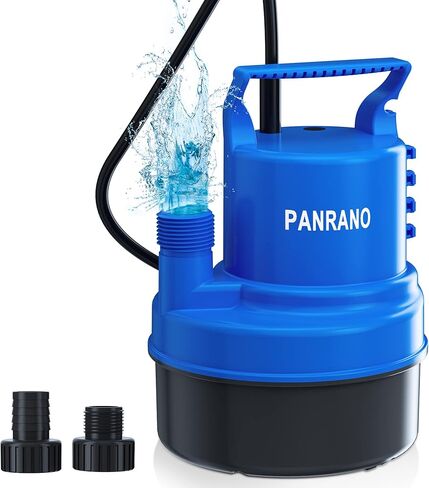 Submersible Water Pump 1/5 HP 1000GPH Utility Pump Small Sump Pump for Pool Tub Garden Pond Draining in Saudi Arabia