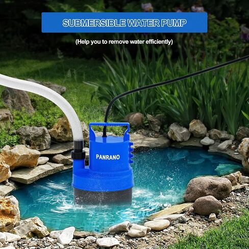 Submersible Water Pump 1/5 HP 1000GPH Utility Pump Small Sump Pump for Pool Tub Garden Pond Draining in Saudi Arabia