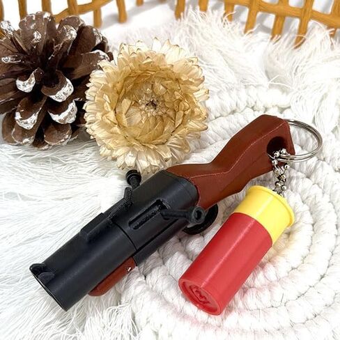 Mini Gun Keychain Accessories,Cool Pistol keychain with bullets,Gifts for Dad, Couple, Boyfriend, Lovers in Saudi Arabia